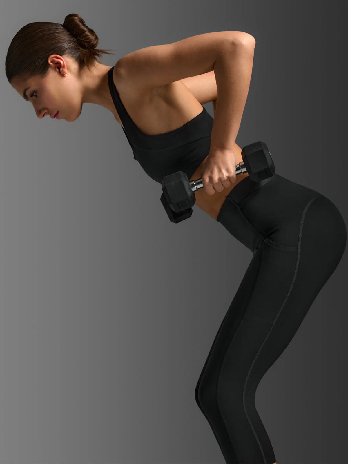 2XU Women's Form Stash Hi-Rise Comp 3/4 - Black/Black