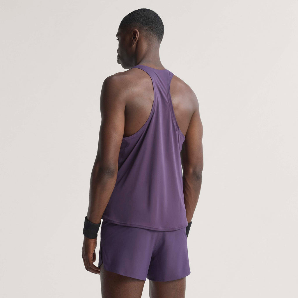 Adidas Adizero Essentials Singlet | Aurora Plum | Mens