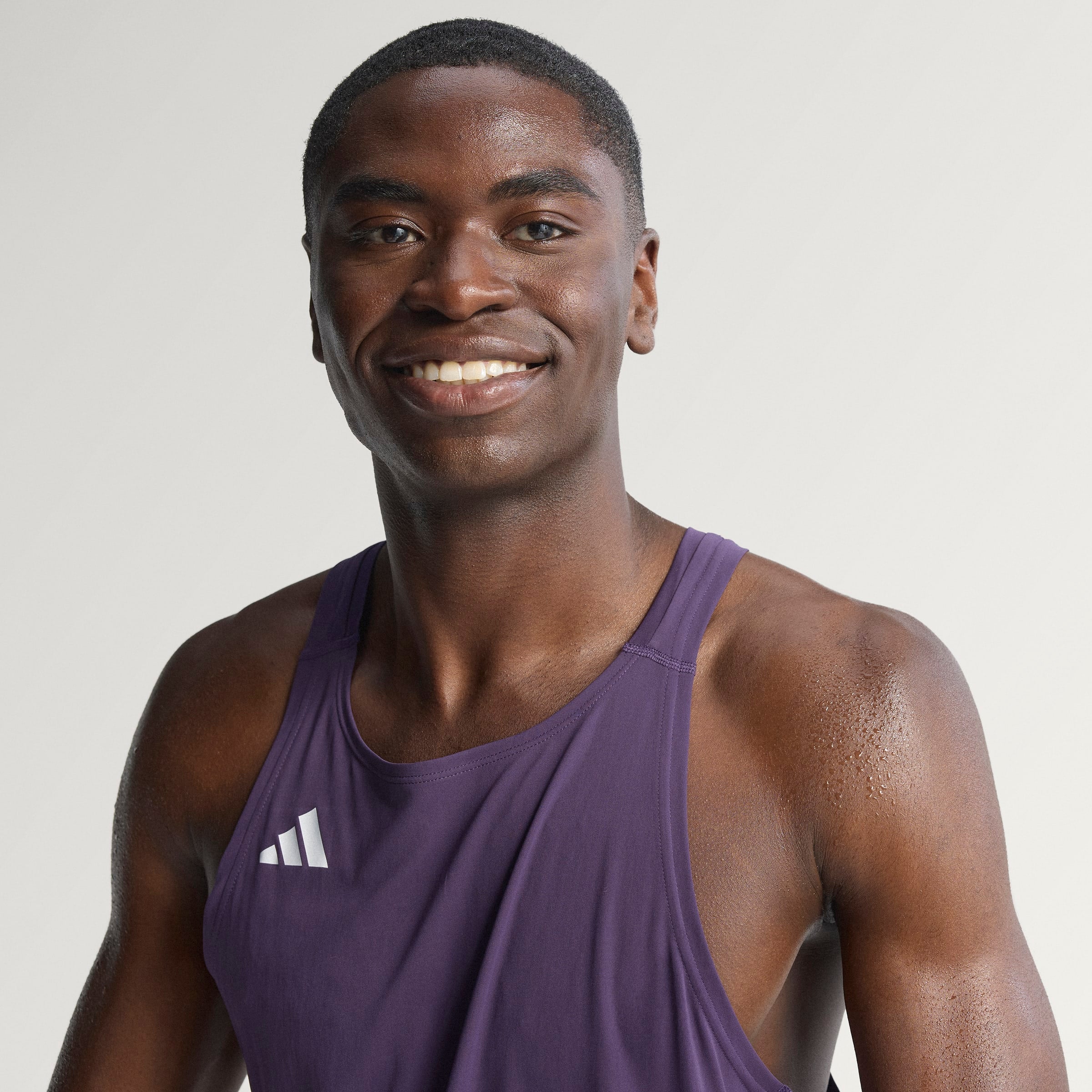 Adidas Adizero Essentials Singlet | Aurora Plum | Mens