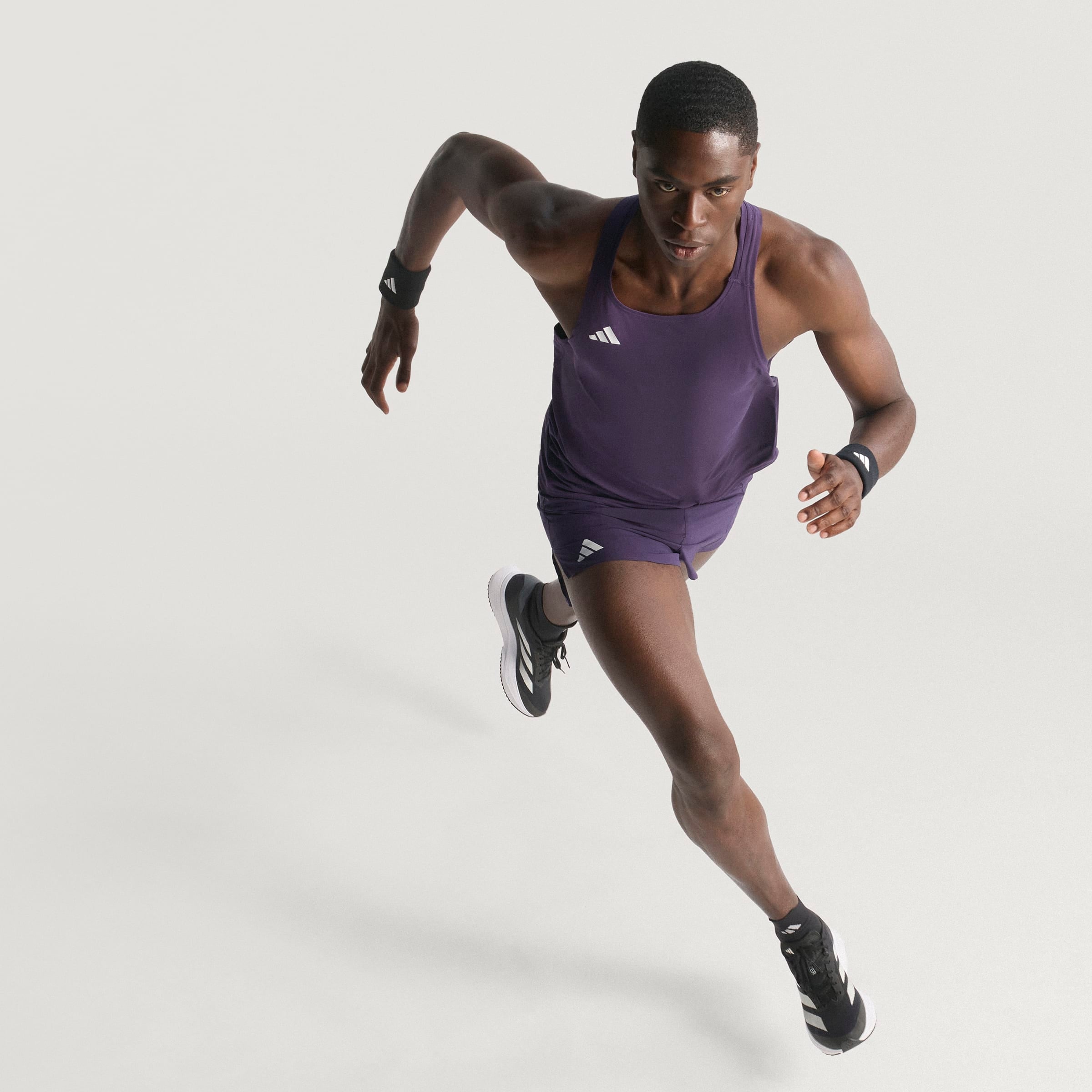 Adidas Adizero Essentials Singlet | Aurora Plum | Mens