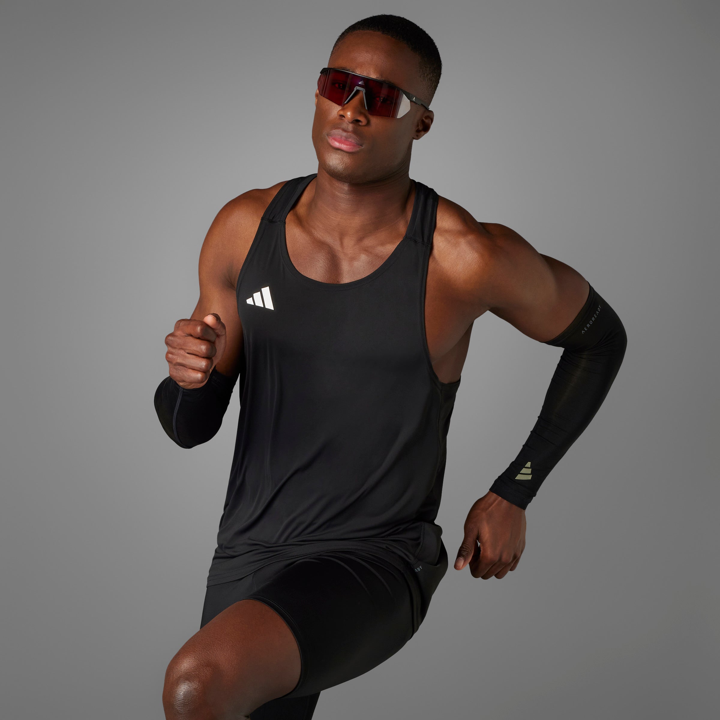 Adidas Adizero Essentials Singlet | Black | Mens