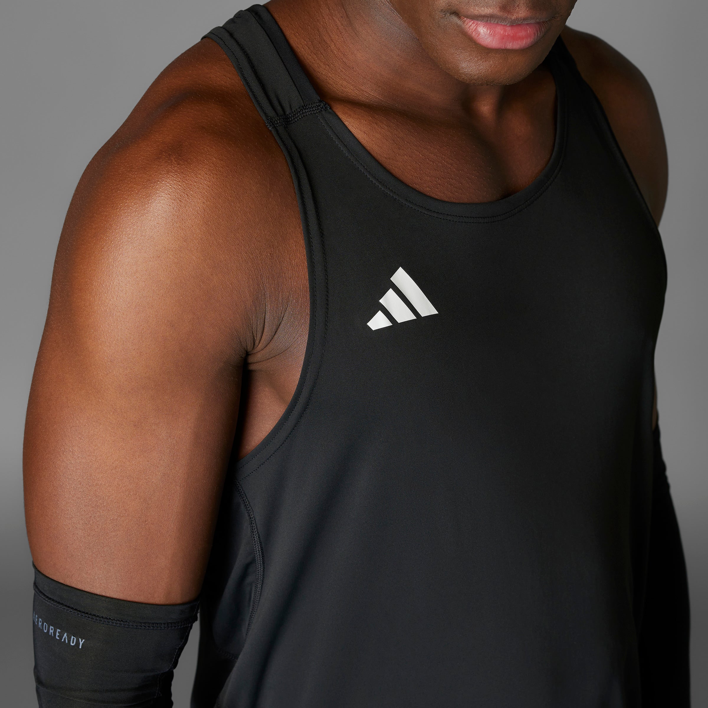 Adidas Adizero Essentials Singlet | Black | Mens