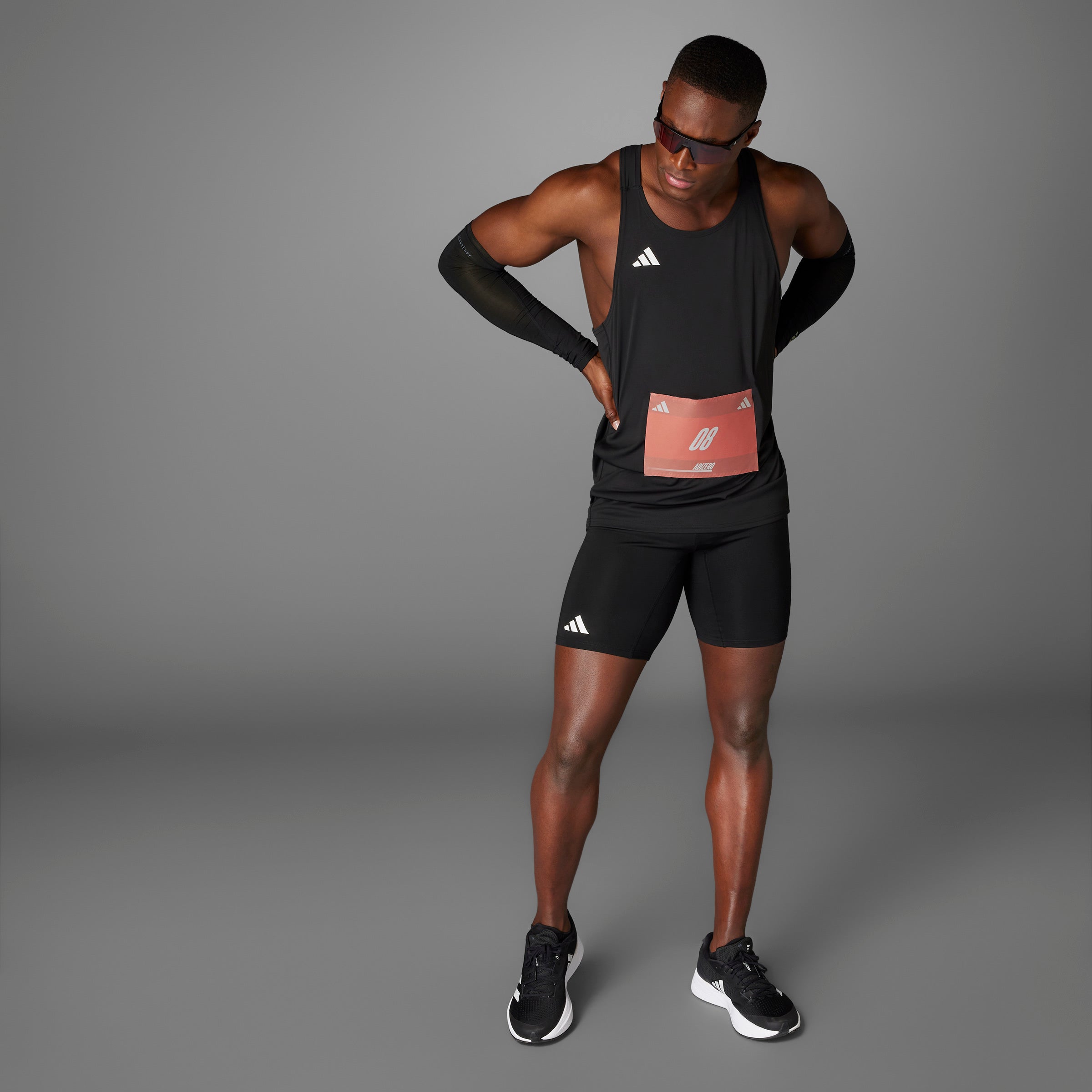 Adidas Adizero Essentials Singlet | Black | Mens