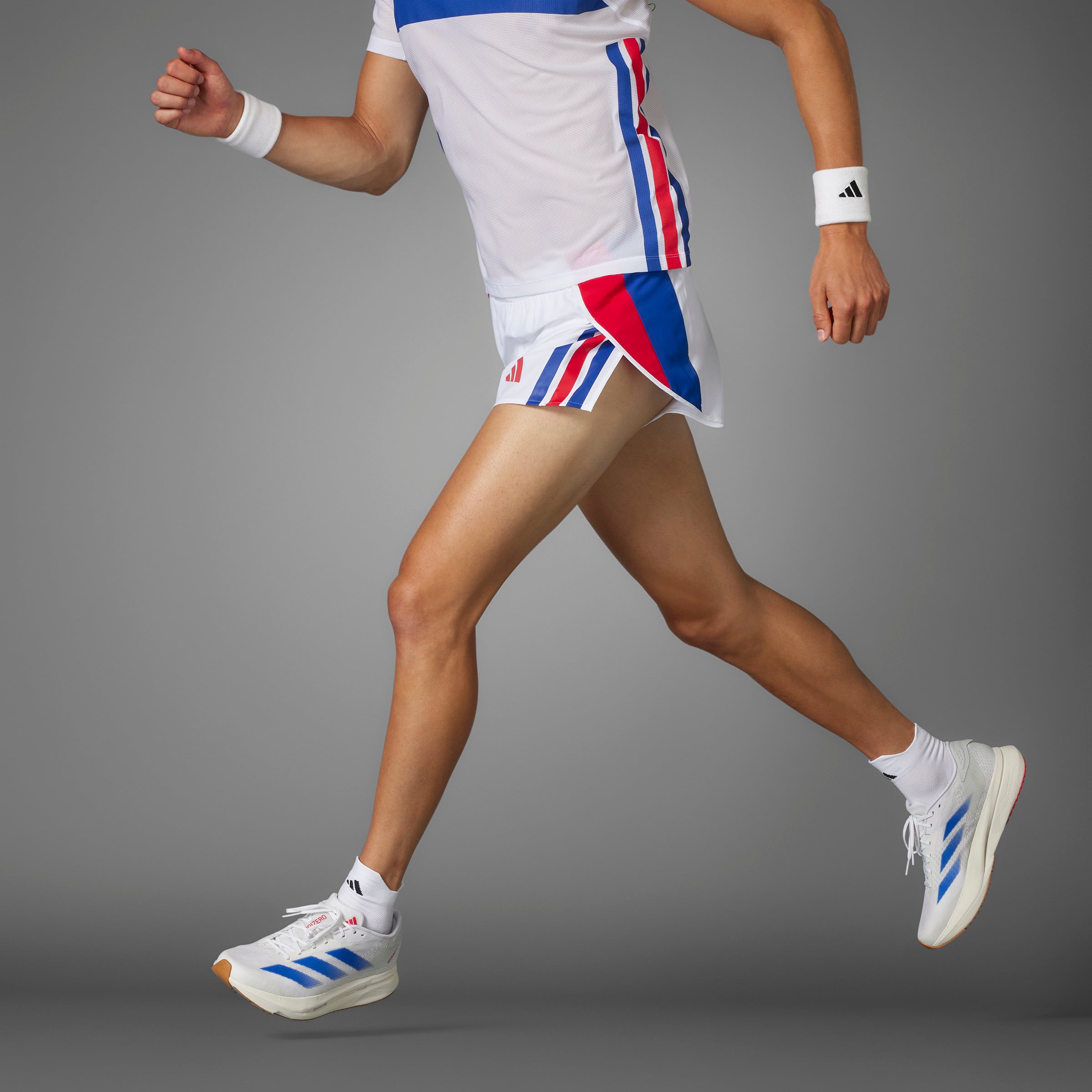 adidas Adizero Retro Short | White | Mens