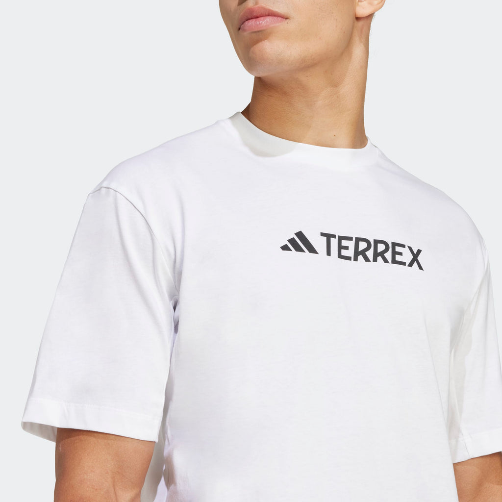adidas Terrex Logo Tee | White | Mens