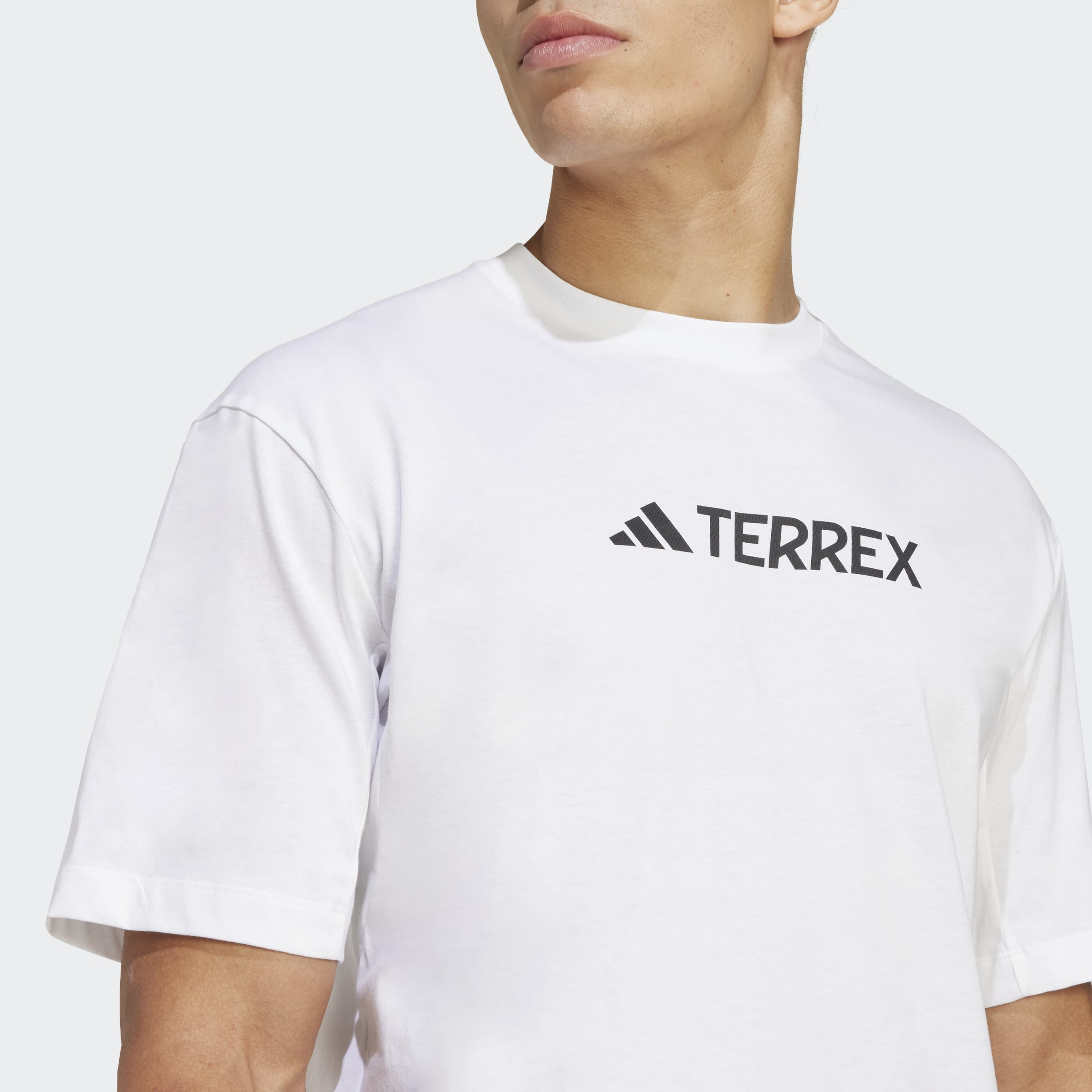 adidas Terrex Logo Tee | White | Mens