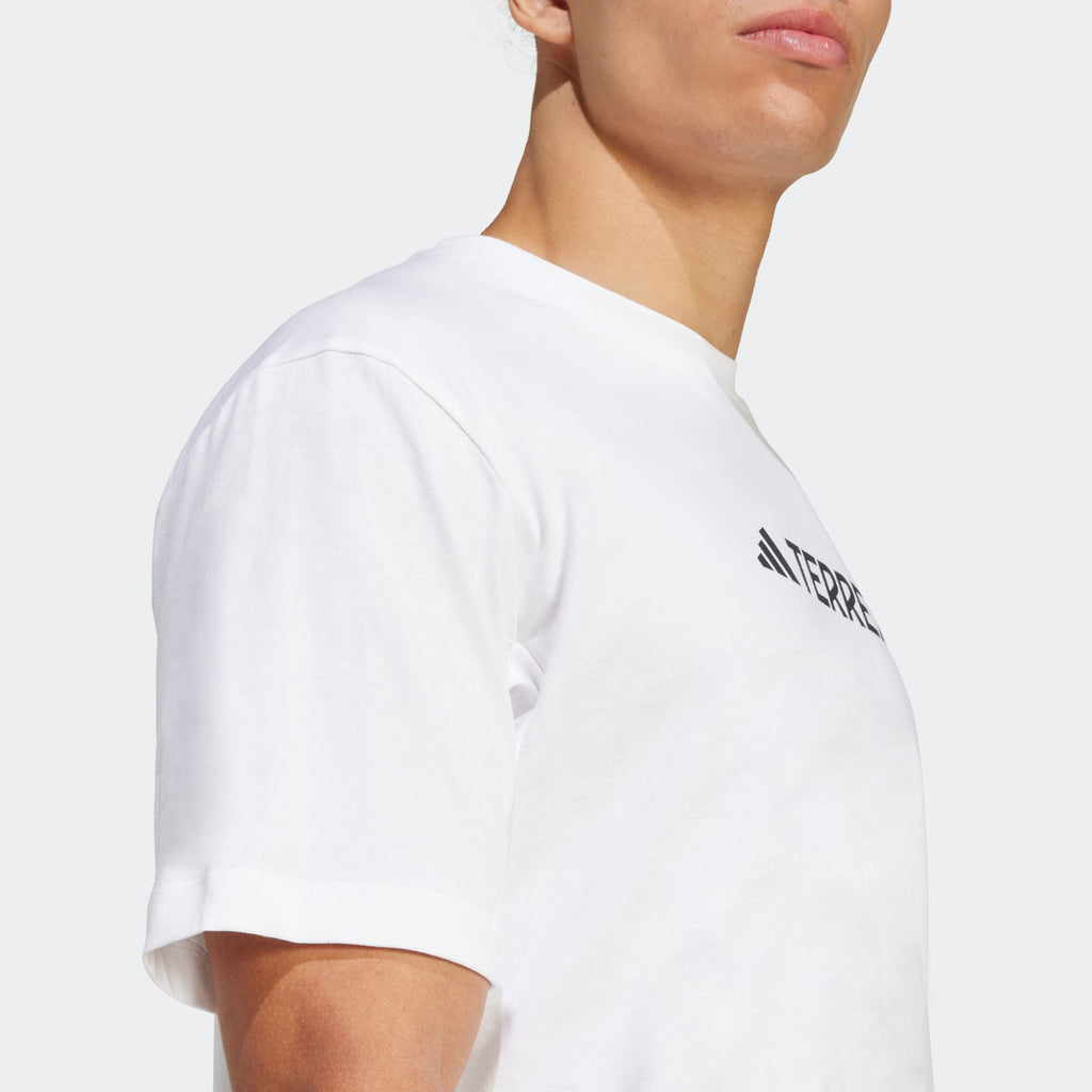 adidas Terrex Logo Tee | White | Mens