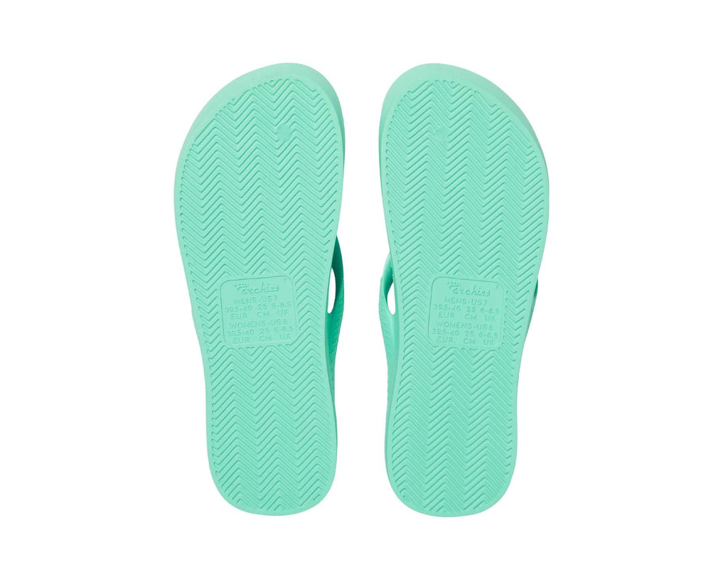 Archies Arch Support Thongs Mint