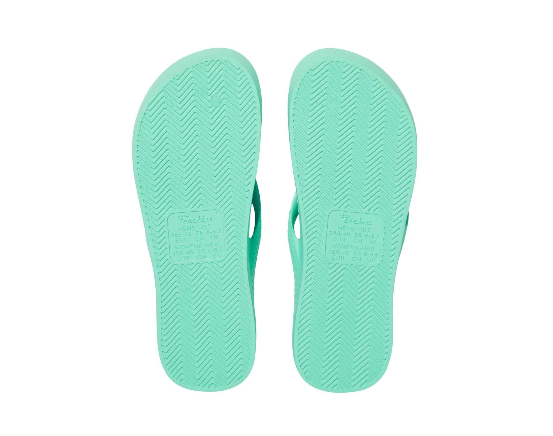 Archies Arch Support Thongs Mint
