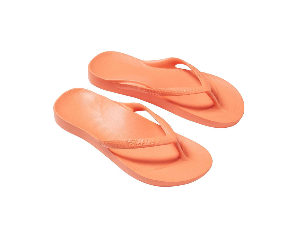Archies Arch Support Thongs Peach