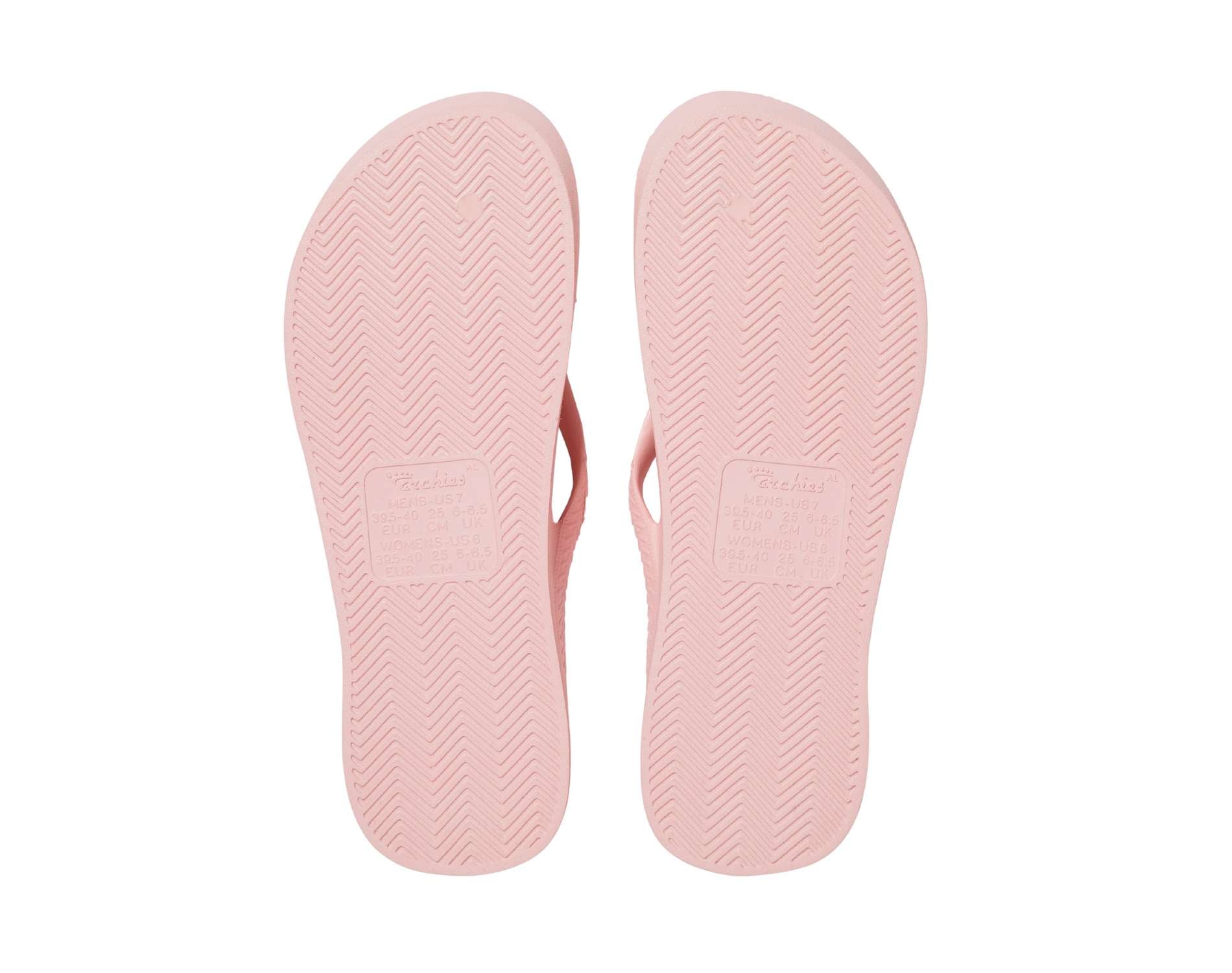 Archies Arch Support Thongs Pink