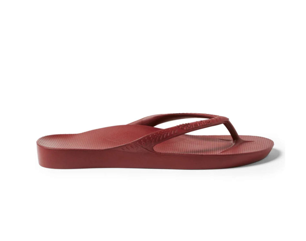 Archies Arch Support Thongs Sangria