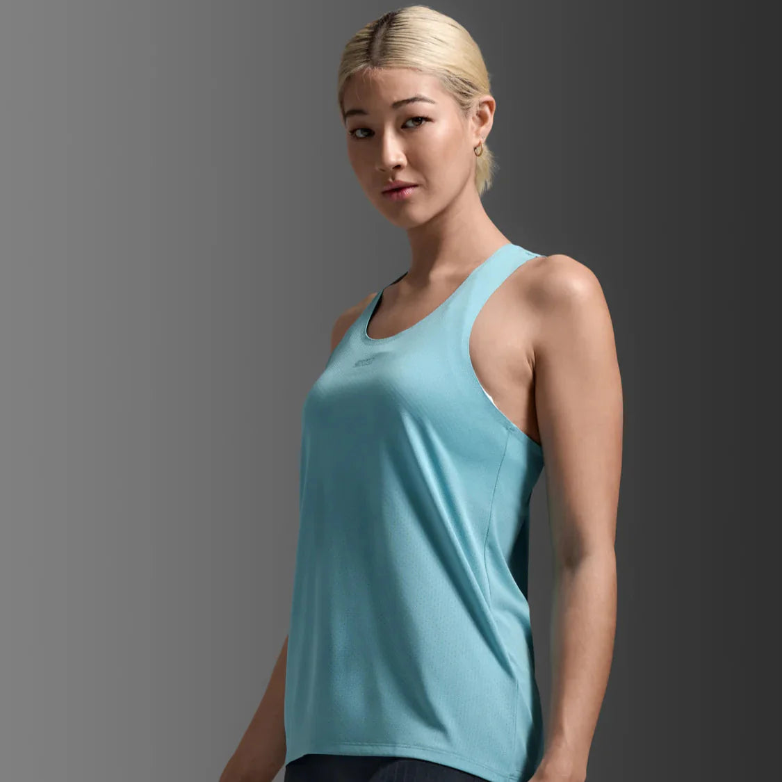 2XU Light Speed Tech Singlet | Retro Blue / Reflective | Womens